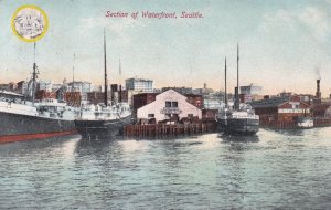 Section of Waterfront Seattle, Wa, used 1909 (54247)