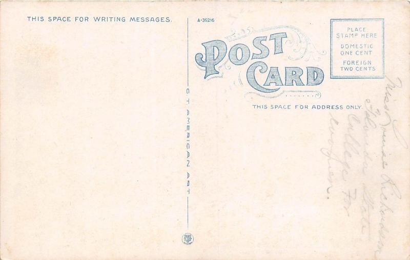 E57/ Black Americana Postcard Romeo and Juliet Cotton Field 12 