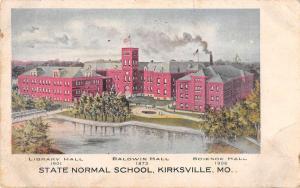 Kirksville Missouri State Normal School private mailing antique pc Y13443