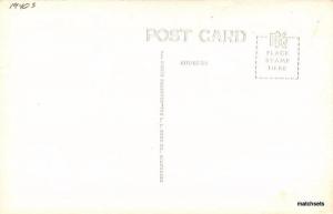 1940s Fran Miles Motel St Ignace Michigan RPPC Real photo postcard 5065
