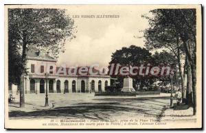 Old Postcard Remiremont Place De La Gare De La Taking Place Thiers