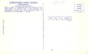 Christopher Wren Church - Sandwich MA Cape Cod Massachusetts