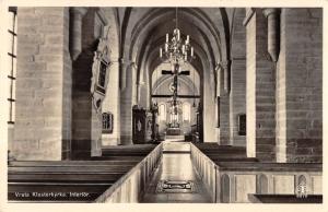 Real Photo  Vreta Klosterkyrka Church Interior in Sweden Antique Postcard L805