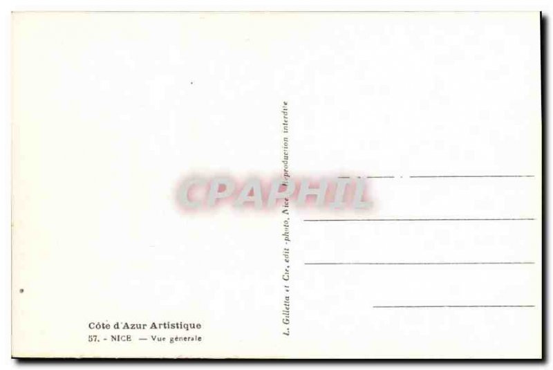 Nice Old Postcard General view