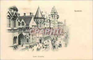 Postcard Old London Law Courts