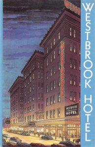 Westbrook Hotel Fort Worth Texas postcard