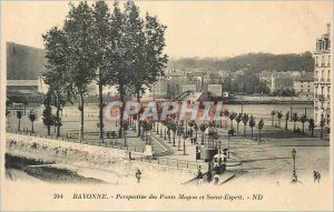 Postcard Old Bayonne prospects mayou Bridges and St. esrit