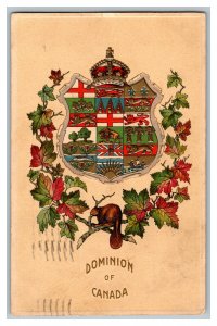 1907 Postcard Dominion Of Canada Vintage Standard View Embossed Card 