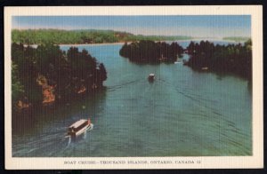 Ontario Boat Cruise Thousand Islands Pub by Jack H. Bain LINEN