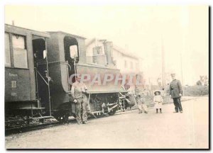 Postcard Modern convoy destined for the Isle of Apples station