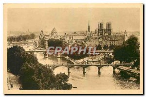 Old Postcard Paris Ile de la cite