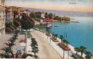 Croatia Opatija scenic vintage postcard 