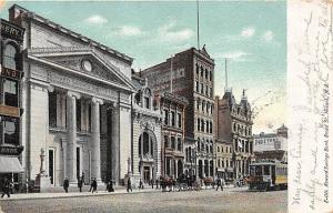 NEWARK NJ HOWARD SAVINGS BANK ON BROAD STREET UDB POSTCARD c1907