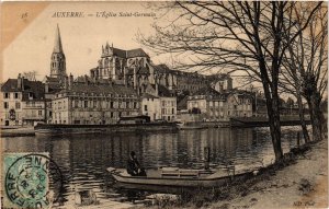 CPA Auxerre - L'Eglise Saint-Germain FRANCE (960566)