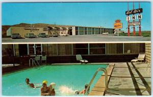 RAWLINS, Wyoming  WY  Roadside  BEL AIR INN Lincoln Highway ca 1960s   Postcard