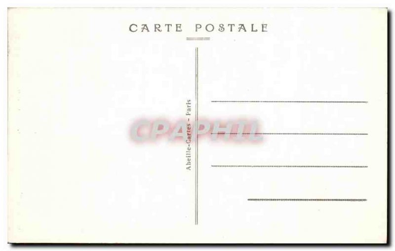 Old Postcard Poissy Notre Dame Church Baptismal Font St. Louis