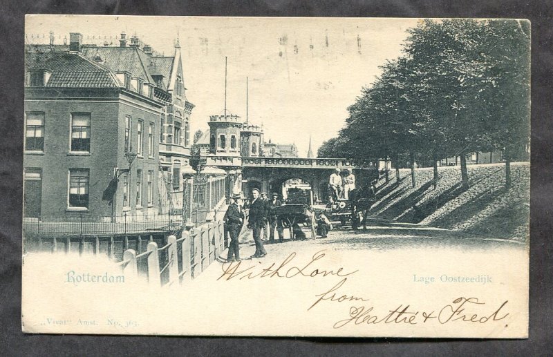 dc714 - NETHERLANDS Rotterdam 1902 Lage Oostzeedijk