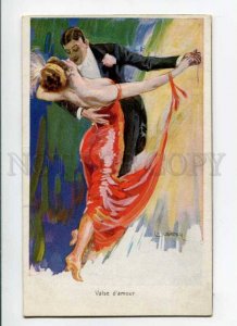 288347 Dance WALTZ Lovers by USABAL Vintage Postcard