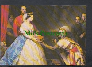 Art Postcard-Queen Victoria Presenting a Bible at Windsor-T.Jones-Barker RR10013