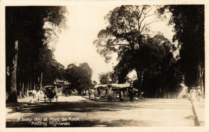 INDONESIA PC DUTCH INDIES - A busy day at Fork de Kock - Padang Highlands (a1741