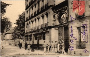CPA PARIS 14e Villa Adrienne, Avenue d'Orleans Bureau de Postes (1270113)