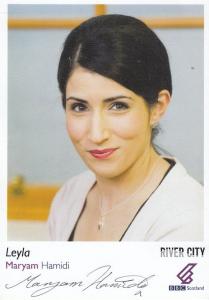 Maryam Hamidi as Leyla River City Hand Signed Cast Card Photo