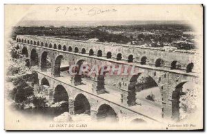 Old Postcard Pont du Gard