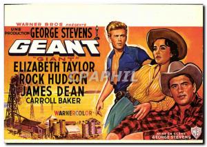 Old Postcard Cinema Giant George Stevens Elizabeth Taylor Rock Hudson James Dean