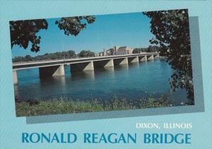 Illinois Dixon The Ronald Reagan Bridge Across Rock River