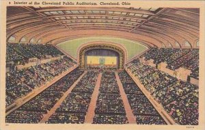 Ohio Cleveland Interior Of The Cleveland Public Auditorium