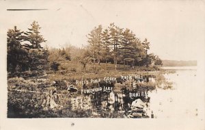 Rice's Pine Grove Fowlwood Lake (Wanaksink Lake) Real Photo - Rock Hill, New ...