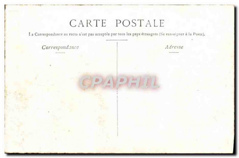 Old Postcard Fun Children Stork