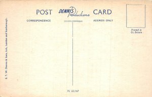 Lot262 just about to put one down the fairway golf course uk comic postcard