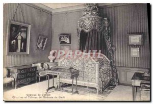 Old Postcard Chateau de Coppet House and Table of Madame de Sta?l