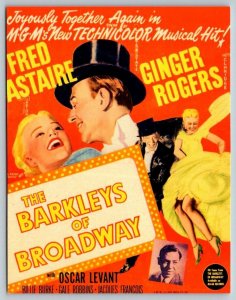 Barkleys of Broadway  Fred Astaire & Ginger Rogers  Replica  Postcard