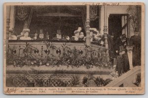 King Edward VII 1903 At Longchamps In Paris France Postcard R23