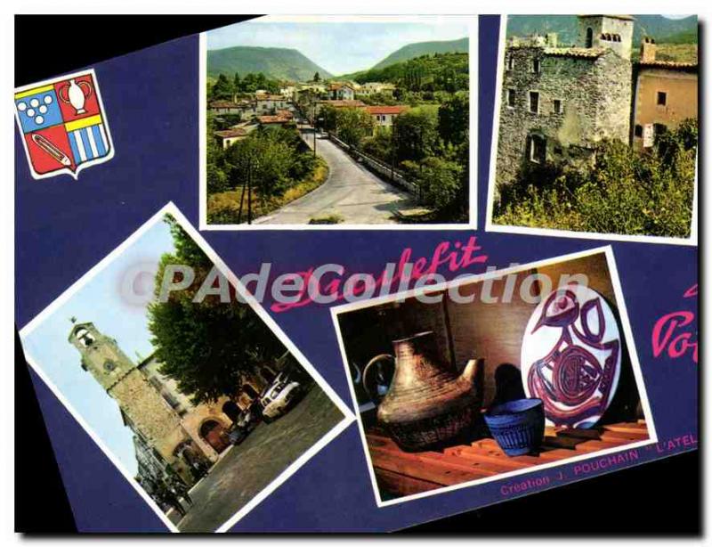 Modern Postcard Souvenir De Dieulefit