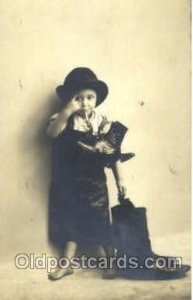 Children Smoking 1911 light corner wear close to grade 2, postal used 1911