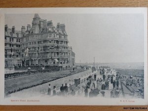 East Sussex EASTBOURNE The Queens Hotel - Old Postcard by B & R Series