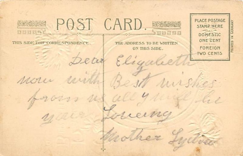 Happy Birthday Greeting Card Writing on Back 