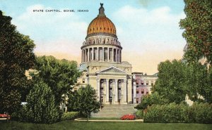 Vintage Postcard Building State Capitol Boise Idaho ID By EC Kropp Co.