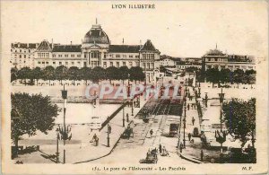 'Old Postcard Lyon Illustrates Le Pont De L''Universite The Faculties'
