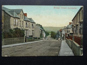 LAMPETER Bridge Street D. Smith Jones IVY MOTORS & CYCLE WORKS c1907 Postcard