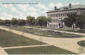 Agricultural Hall at University Farm - Lincoln NE, Nebraska - pm 1914 - DB