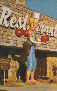 Virginia New Market Quality Inn Johnny Appleseed Restaurant 1976