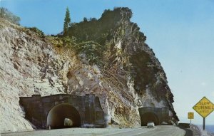 Cave Rock At Lake Tahoe, California Vintage Postcard P69