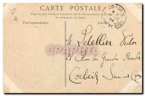 Old Postcard Vendome Ruins of Chateau