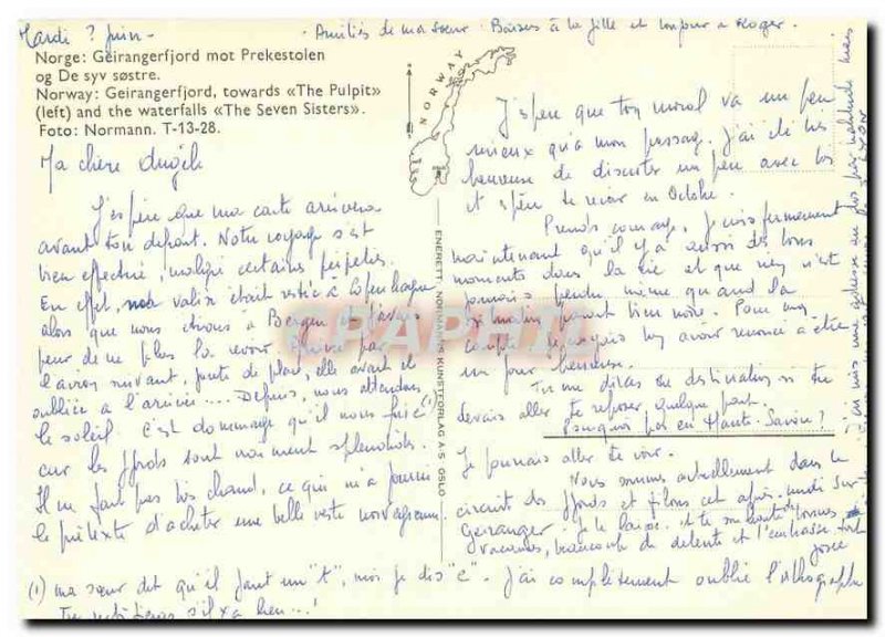 Postcard Modern Norway