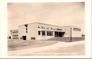 Real Photo Postcard Grade School in Granite Falls, Minnesota