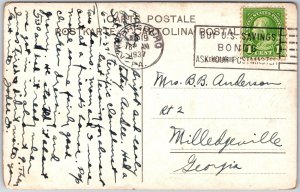 1937 Interlaken Und Die Jungfrau Switzerland Real Photo RPPC Posted Postcard